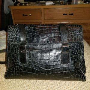Fendisimme - by Fendi black leather purse